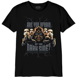 Star Wars BOSWCLATS068 T-shirt, zwart, 6 jaar, zwart., 6 Jaren