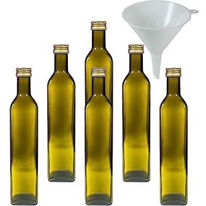 Viva Haushaltswaren Lot de 4 Petites Bouteilles en Verre à Bouchon