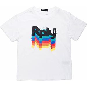 Replay T-shirt voor jongens, 001, wit, 12 Jaar