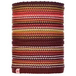 Buff Uniseks Volwassene 113537.632.10.00 JR Knitted & POLAR NECKWARMERAMITY, Amity Maroon, eenheidsmaat