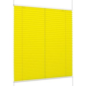 K-home Klemmfix-plissé Florida geel 45 x 130 cm (B x L) uniek design met betoverend lichteffect