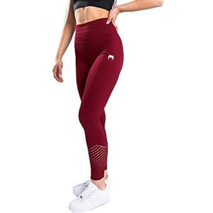 Venum Dames Sparring naadloze legging, wijnrood, XL