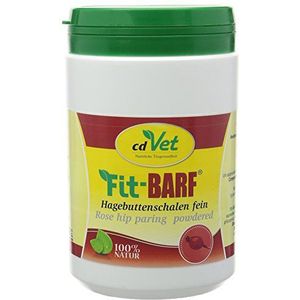 cdVet natuurproducten Fit-BARF rozenbotten schalen fijn 500 g - hond - voor de juiste voeding bij rauw voer - rijk aan vitamine C - radikalvanger - fijn gemalen - BARFEN - immuunsysteem -