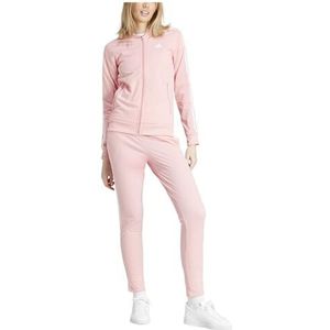 adidas Dames Essentials 3-Stripes Track Suit, semi pink spark/white, XL