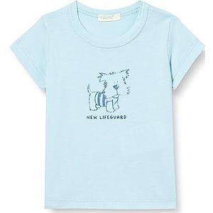 United Colors of Benetton Baby T-shirt, Lichtturquoise, 19 g, 50 cm