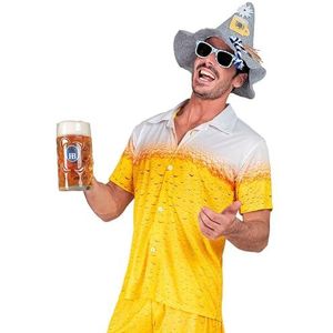 Widmann - Feestmode overhemd voor heren, bier, T-shirt, bierfeest, Beieren, bieroutfit, festival