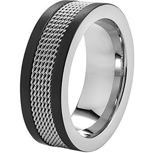 ZIPPO – Mesh ring – roestvrijstalen ring, mesh-design, in verschillende maten, in hoogwaardige geschenkdoos