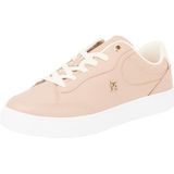 Tommy Hilfiger Dames Essential Chic Court Sneaker FW0FW08322, Beige, 7.5 UK, Beige, 42 EU