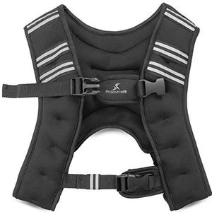 ProsourceFit Unisex Gewogen Training Vest, Zwart 3,6 kg