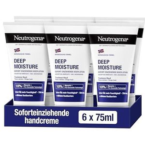 Neutrogena - Deep Moisture - Bodylotion - 6 x 75 ml - Direct Intrekkend - Voor Droge Huid