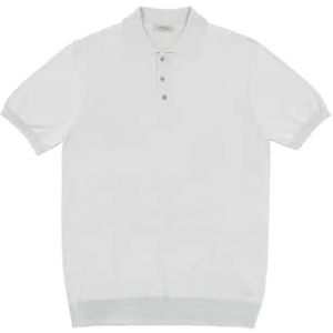 GIANNI LUPO Heren poloshirt van gebreid, GL511S-S24, Wit, M