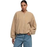Urban Classics - Structured Bomber Jacket - Beige - Dames