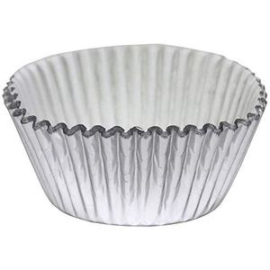 PME BC812 Metallic bakvormen voor cupcakes zilver, verpakking van 30 stuks, papier