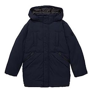 TOM TAILOR Winterparka voor jongens met afneembare capuchon, 10668 - Sky Captain Blue, 164
