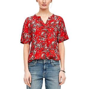 s.Oliver Damesblouse, Red Paisley Aop, 34 NL