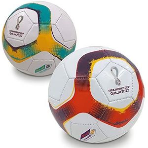 Mondo Toys - Voetbal genaaid FIFA 2022 - AL ZUBARAH - Officieel product - Maat 5-300 g - 2 verschillende kleuren - 13442