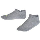 FALKE Uniseks-kind Korte sokken Cool Kick Sneaker K SN Ademend Sneldrogend Kort eenkleurig 1 Paar, Grijs (Light Grey 3400), 35-38