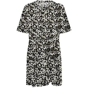 Noisy may Dames Nmkerry S/S Short AOP Dress S Jurk, Kalamata/op: leo, XS