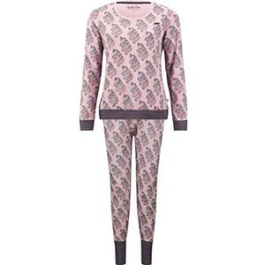 Charlie Choe Pyjama voor dames, Light Mauve + Aop, One Size
