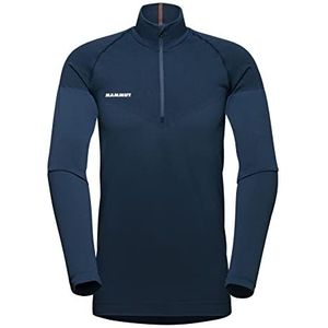 Mammut Trift heren met halve ritssluiting en lange mouwen, marineblauw, XL