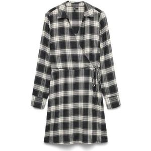 VERO MODA - Jurk - Zwart/Wit - Wikkel Design - Kort/Mini