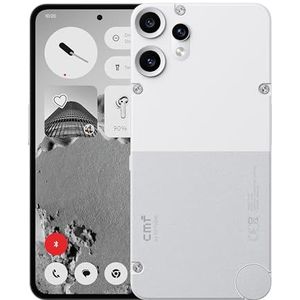 CMF Phone 2 Pro 128GB – 5G-smartphone met 50MP-camera en 20x zoom, 6,77"" FHD+ AMOLED-display met 120Hz, 5000mAh-batterij en Nothing OS 3.2 – Wit