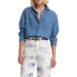 Levi's - Teodora Western - Damesshirt - Going Steady 7 - Ruime Pasvorm - Drukknoopsluiting