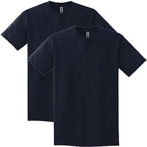 Gildan Overhemd voor heren, marineblauw, S