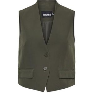 PIECES Pcnimora Waist Coat Bc, Forest Night, L