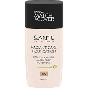SANTE - Radiant Care Foundation - 05 Neutral Beige - Veganistische Foundation - 30 ml