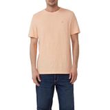 s.Oliver - T-shirt - Abrikoos - Normale Pasvorm - Kwartmouw