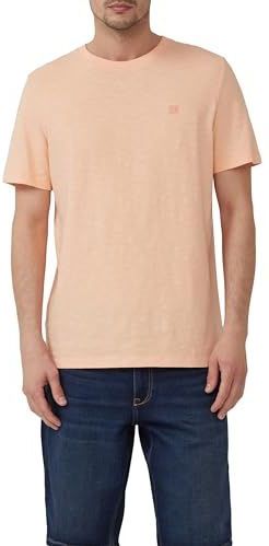 s.Oliver - T-shirt - Abrikoos - Normale Pasvorm - Kwartmouw