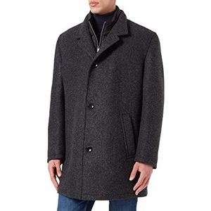bugatti Herenjas wollen jas, donkergrijs, 50