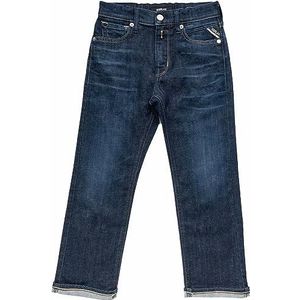 Replay Jongens Boyfriend Jeans Thad, 007, donkerblauw, 6 Jaar