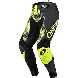 O'NEAL | Broek Enduro Motorcycle | duurzame denierstoffen, met grote bewegingsvrijheid, atletische pasvorm | Broek Mayhem Covert | Volwassen | Antraciet/geel | Maat 40/56