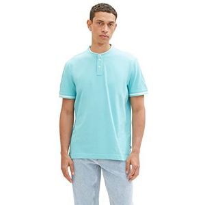 TOM TAILOR Heren 1036369 Poloshirt, 31046-Blue Tibetaanse Stone, M, 31046 - Blue Tibetaanse Stone, M