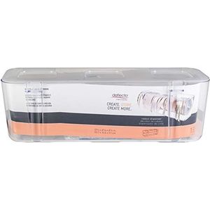 Deflecto Acryl Ribbon Dispenser-Clear, 13,3 ""x 4,4"" x 4,2