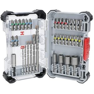 Bosch 35 x extra harde schroefbit- en CYL-3 boorset, 35-delig (197 x 110,5 mm, professionele accessoires schroevendraaier, boormachine)