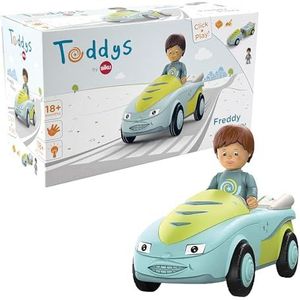Toddys Speelgoedauto Fluxy Junior 16 Cm Blauw/Groen 2-delig