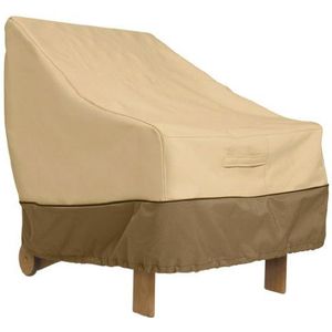 Classic Accessories Veranda Patio Lounge/Club Chair Cover - Duurzaam en waterbestendig patio Furniture Cover, Medium (55-643-011501-00) 40,64 x 25,4 x 8,89 cm beige