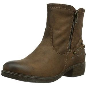 s.Oliver 25338 Dames biker boots, bruin cognac 305, 36 EU