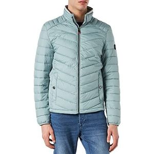 TOM TAILOR Uomini Lichtgewicht gewatteerde jas 1029159, 12960 - Dark Smoke Green, XXL