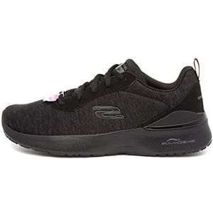 Skechers Skech-air Dynamight Paradise Waves Sneaker voor dames, Zwart Mesh Zwart Trim, 35 EU