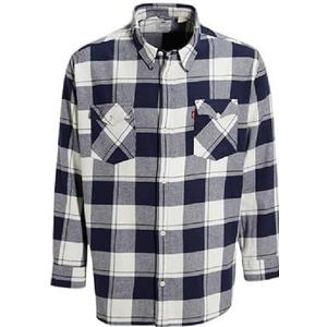 Levi's - Big & Tall Relaxed Fit Western Shirt - Gough Naval Academy Plaid - Heren