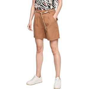 s.Oliver Casual shorts voor dames, caramel, 38