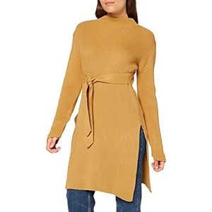 Unique 21 Unique21 mini-trui-jurk voor dames, met rolhals, in Camel Casual, 14 (pak van 110)