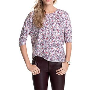 Esprit Damesshirt met lange mouwen en blouse-inzetstuk