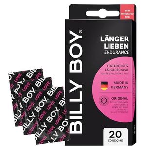 BILLY BOY - Lot van 20 - Préservatifs - 52 mm - Met Anneau Geïntegreerd