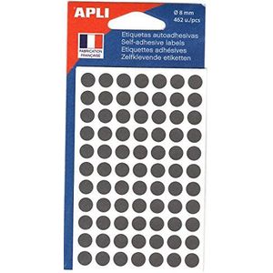 APLI 102219 – verpakking met 462 grijze tabletten met een diameter van 8 mm.