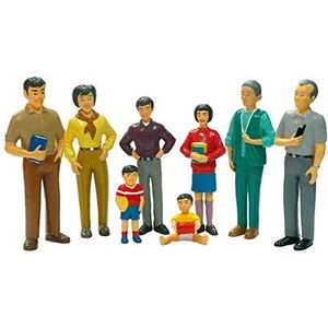 Miniland Aziatische Familie, 8 Stuk